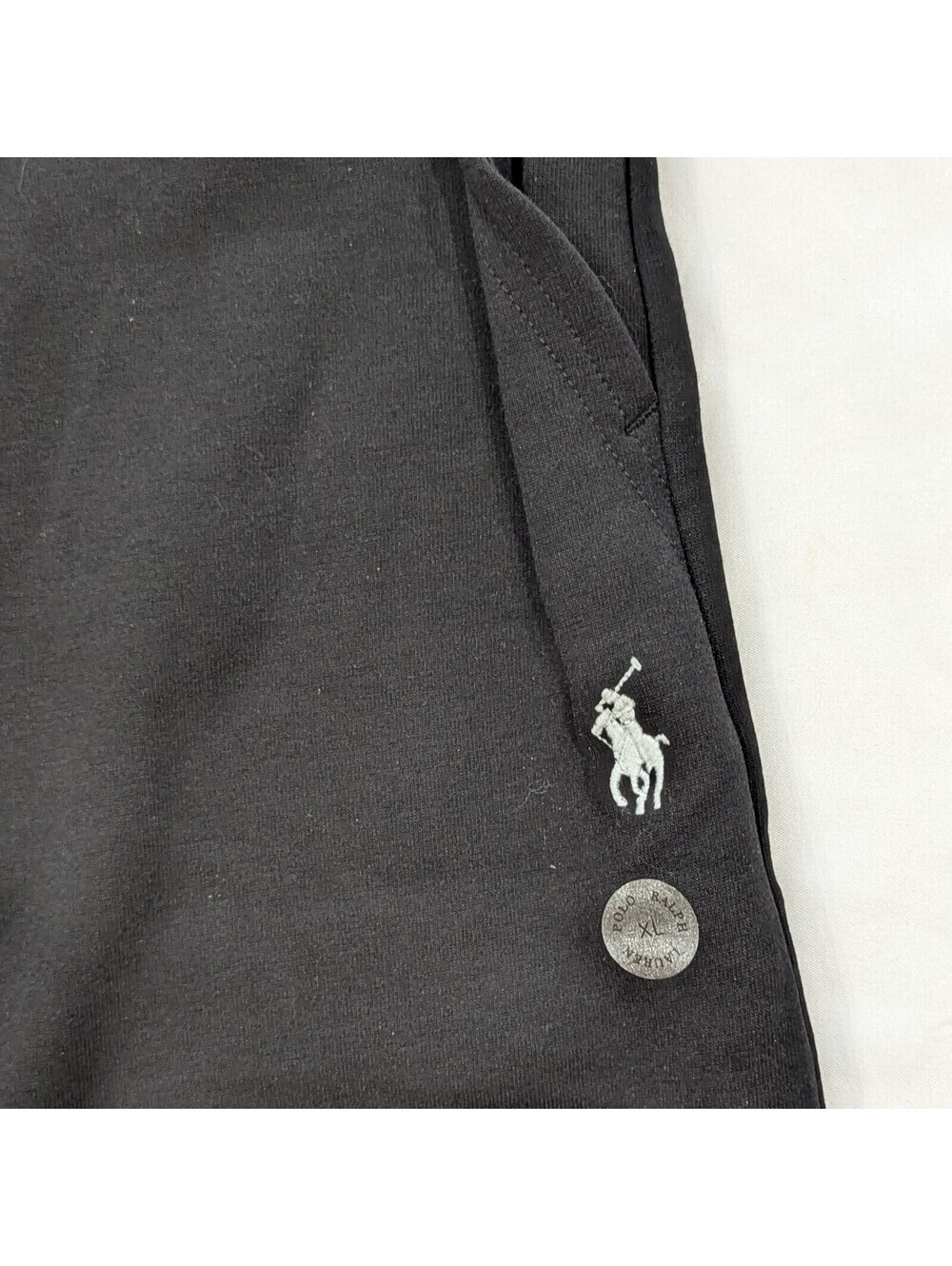 Polo Ralph Lauren Men's L Black Custom Slim Fit Double-Knit Shorts NWT - Picture 5 of 11